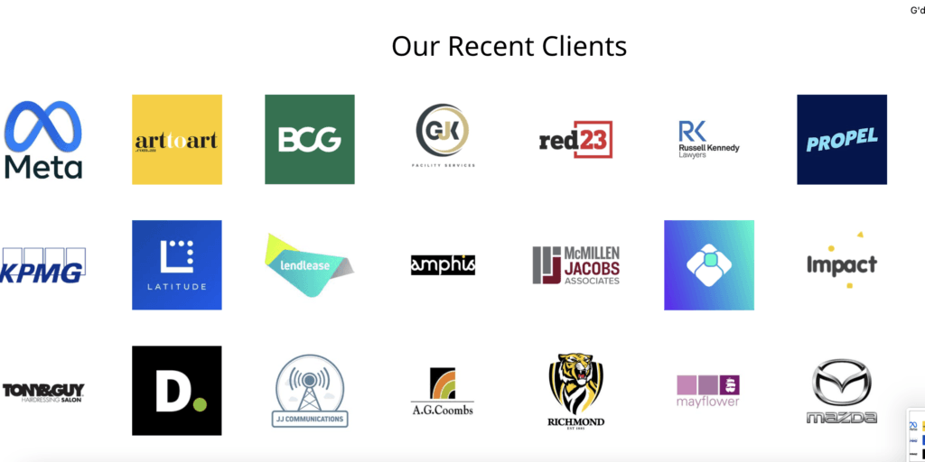 Our Recent Corporate Clients 1024x512 logo
